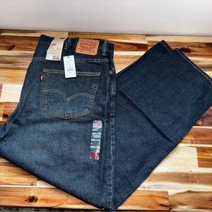 Levi's 550 Men's Dark Blue Relaxed Jeans 44W 32INS